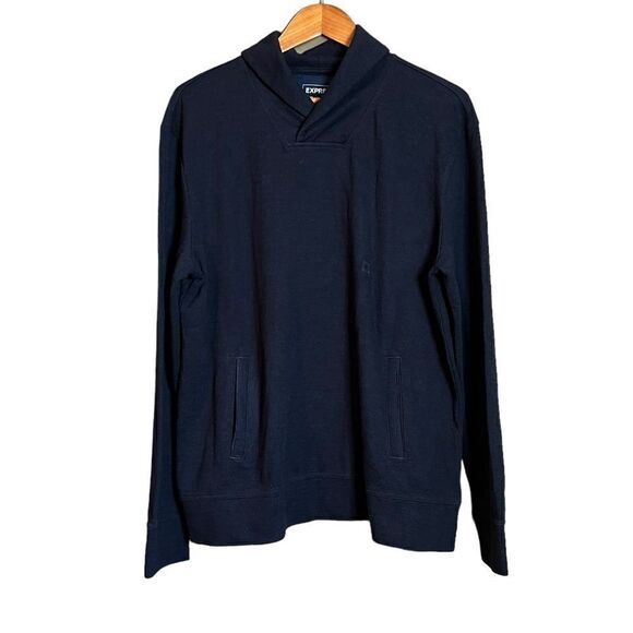 NWT! Express navy sweater. Size large - Picture 1 of 11